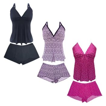 Pijama Baby Doll Conjunto Blusa + Short Sortido