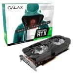 Placa De Vídeo Galax Geforce Rtx 3070 Lhr 1 Click 8gb Preta