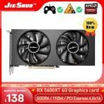 Placa de Vídeo RX 5600 XT Jieshuo 6GB