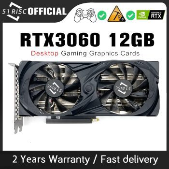 Placa de Vídeo Sheli 51risc Rtx 3060 12GB GDDR6