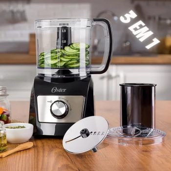 Processador de Alimentos Oster 3 em 1 Compacto 300W - Preto