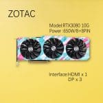 RTX 3080 10GB ZOTAC USADA Cupom