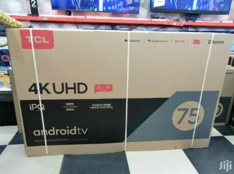 Smart Tv Android 75" Tcl Led 4k Uhd 75p725 Hdr10 Bluetooth Google Assistant Borda Ultrafina Wi-Fi 3 Hdmi 2 Usb