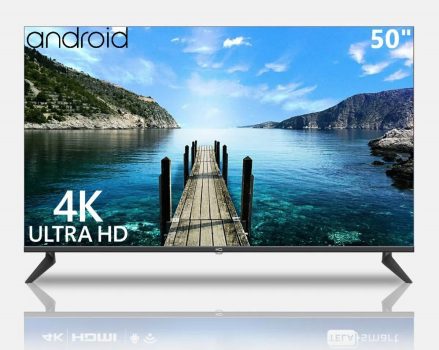 Smart Tv Led 50 4k HQ Conversor Digital Externo 3 Hdmi 2 Usb Wi-fi Android 11 Design Slim