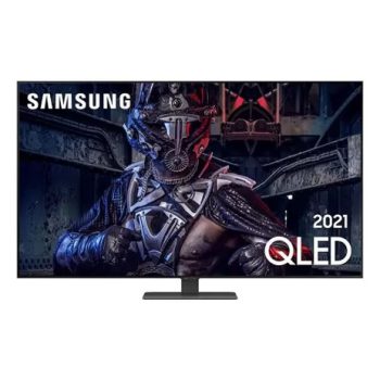 Smart TV Samsung 55 4K QLED 55Q80A, 120Hz, Processador IA, HDR10+, Tela Infinita, Alexa Built In - QN55Q80AAGXZD