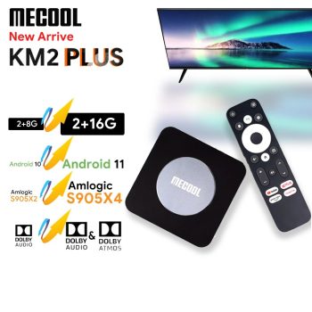 TV Box Mecool KM2 PLUS Cupom
