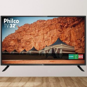 TV LED 32" Philco PTV32G50D HD com Conversor e Receptor Digital 2 HDMI 1 USB - Preto
