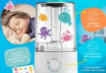 Umidificador de Ar Multilaser Ultrassônico e Aromatizador Multikids Baby HC026 – Branco