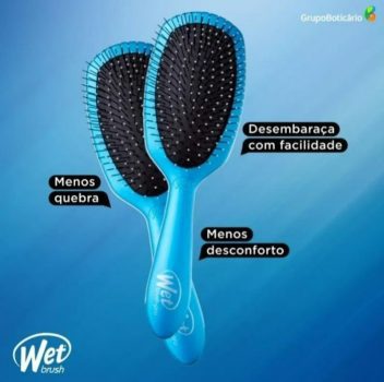Wet Brush Pro Epic Professional Deluxe Detangler Azul - Escova de Cabelo