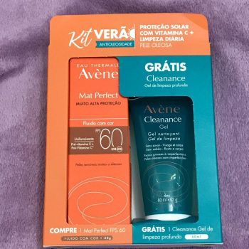 Avene Kit Protetor Solar com Cor + Gel de Limpeza - Avène