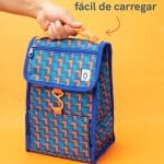 bolsa térmica congelável duplex tetris - oikos - único