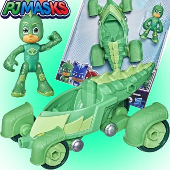 Boneco e Veículo PJ Masks - Lagartixo e Lagartixomóvel, para Crianças a Partir dos 3 Anos - F2130 - Hasbro