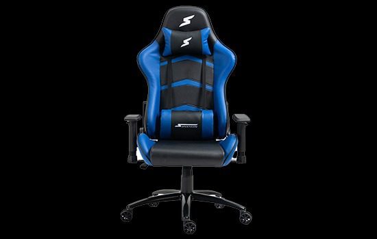 Cadeira Gamer SuperFrame Hunter, Reclinável, Suporta até 180KG, Preto e Branco
