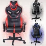 Cadeira Gamer Vermelha Reclinavel E Giratoria Gt9 Max Dpx