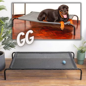 Cama de Cachorro Suspensa Cinza Tamanho GG - Meemo