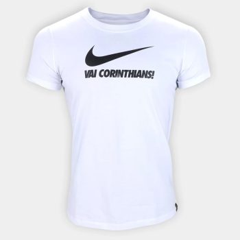 Camiseta Nike Corinthians Swoosh Club Feminina