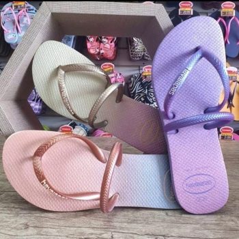 Chinelo Flat Duo Irid, Havaianas, Feminino