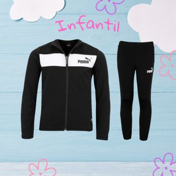 Conjunto de Agasalho Puma Poly Suit Cl B - Infantil