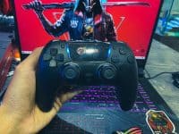 Controle de Video Gamer Sem Fio Marvo GT-90, Compatível Com PS4/PS3/Windows/IOS/Android, Black