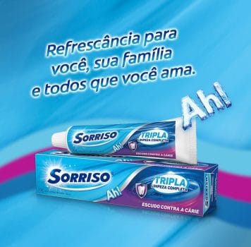 Creme Dental Sorriso Tripla Limpeza Completa 70g