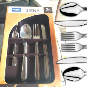Faqueiro Brinox Siena em Aço Inox – 24 Peças