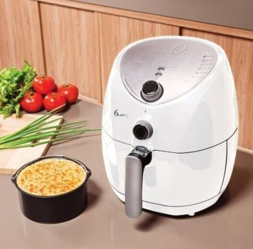 Fritadeira Sem Óleo Oster Ckstaf632 Multifuncional Branca 1500w