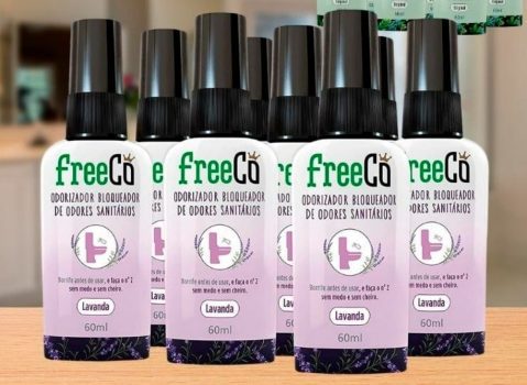 Kit 12x60ml Freecô Bloqueador de Odores Sanitários, Freeco