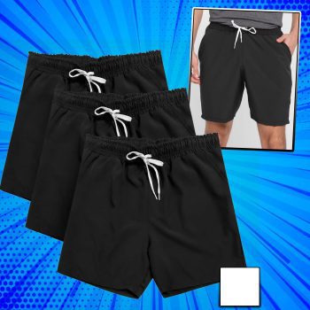 Kit 3 PEÇAS Bermuda Comfort Sports Masculina