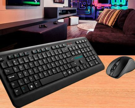 Kit Teclado e Mouse sem Fio Movitec - OTCW-01