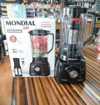 Liquidificador Mondial Turbo Power L-99 FB Preto 500W com 3 Velocidades