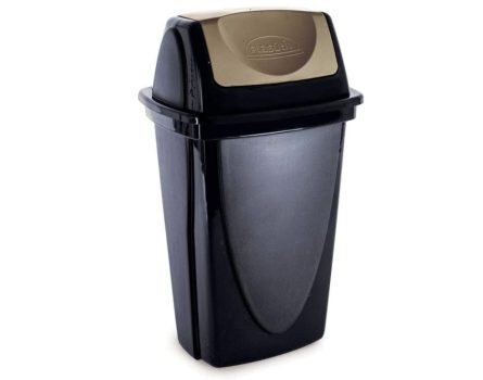 Lixeira Basculante Plasútil Ouro Velho 14 L