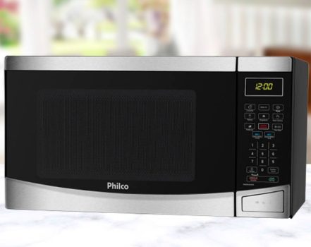 Micro-ondas Philco 28L PMO28 1400W Inox/Preto 110V