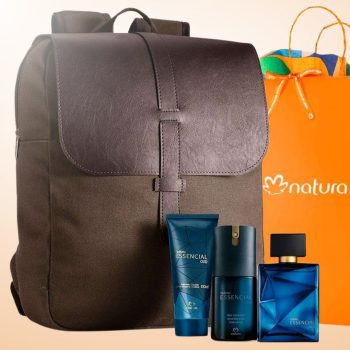 Presente Natura Essencial Oud Masculino com Mochila