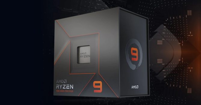 Processador AMD Ryzen 9 7900X, 5.6GHz Max Turbo, Cache 76MB, AM5, 12 Núcleos, Vídeo Integrado - 100-100000589WOF