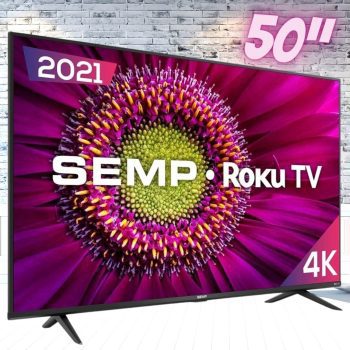 Roku TV LED 50” SEMP RK8500 4K UHD HDR