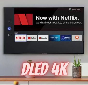 Smart TV 50” 4K DLED Vizzion LE50UHD20 - IPS Wi-Fi 3 HDMI 2 USB