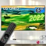 Smart TV 65 LG 4K Quantum Dot NanoCell 65QNED80 120Hz, FreeSync, HDMI 2.1, ThinQ, Google, Alexa