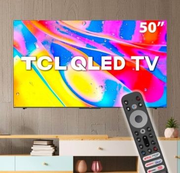 Smart Tv Tcl 55" Qled 4k 55c725 Uhd Google Tv Dolby Vision E Atmos