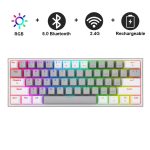 Teclado Mecânico Sem Fio Redragon Fizz Pro RGB