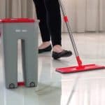 WAP MOP Balde Multiuso Duplo Compacto Lava e Seca 8 Litros Flat com Refil de Microfibra