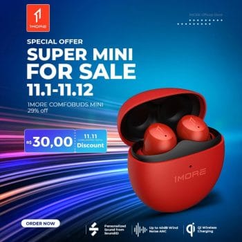 1MORE ComfoBuds Mini Cupom