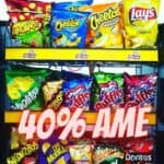 40% Cashback em Salgadinhos Elma Chips