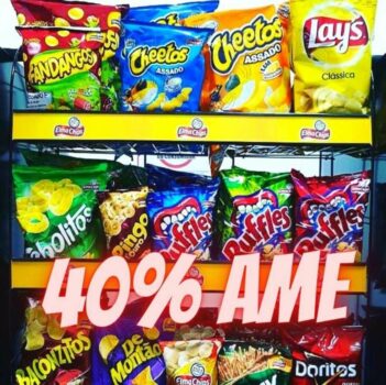 40% Cashback em Salgadinhos Elma Chips