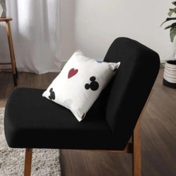 Almofada Mickey Colors 40x40cm Percal 180 Fios 100% Algodão - Casa e Conforto + Disney