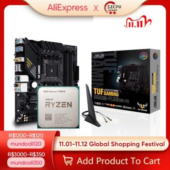 AMD Ryzen 9 5900X CPU + ASUS TUF GAMING B550M PLUS