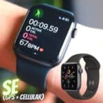 Apple Watch SE (GPS + Cellular, 40mm) Caixa de Alumínio Cinza-Espacial Pulseira Meia-Noite