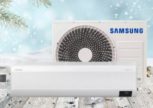 Ar-condicionado Split Samsung Digital Inverter - 12.000 BTUs Quente e Frio AR12ASHABWKNAZ