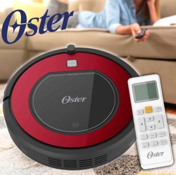 Aspirador Robô Keep Clean Oster Preto/Vermelho OASP303 - BAT