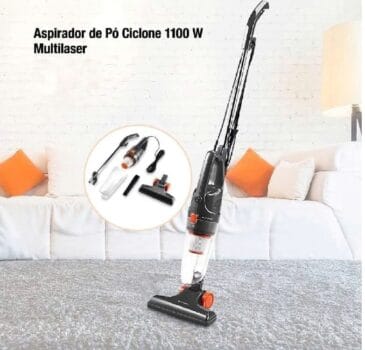 Aspirador Vertical Ciclone Premium 1100w Ho084 Preto 220v