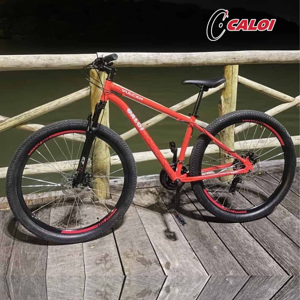 Bicicleta Caloi Vulcan Aro 29 Vermelha Tamanho 15 - T15R29V21